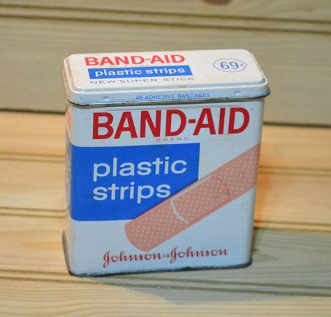 metal band-aid box value|plastic band aid containers.